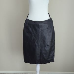 Wilson Leather Black Pencil Skirt, Size 4